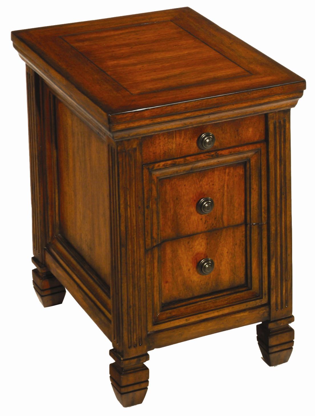 Hidden Treasures Chairside End Table Morris Home End Tables